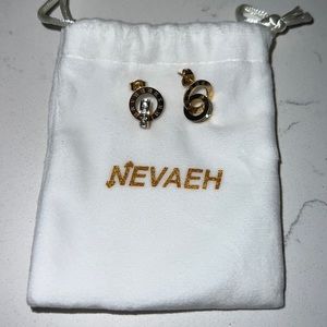 Pair of gold earrings